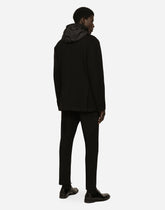 Hooded jersey jacket and nylon vest -  | Dolce & Gabbana