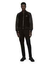 Nylon and wool jacket with branded tag -  | Dolce &amp; Gabbana