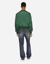 Nylon jacket with branded tag -  | Dolce &amp; Gabbana