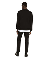 Jersey sweatshirt with DG embroidery -  | Dolce &amp; Gabbana