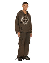 Washed jersey hoodie with print -  | Dolce & Gabbana