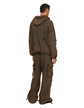 Washed jersey hoodie with print -  | Dolce & Gabbana