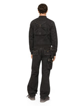 Garment-dyed cotton jacket with multiple pockets -  | Dolce &amp; Gabbana