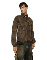Vintage suede jacket -  | Dolce &amp; Gabbana