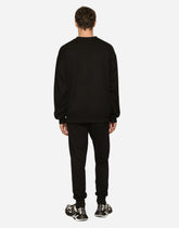 Jersey sweatshirt with DG logo print -  | Dolce &amp; Gabbana