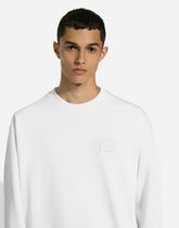 Jersey sweatshirt with DG logo tag -  | Dolce &amp; Gabbana