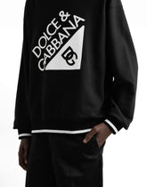 Cotton sweatshirt with logo -  | Dolce &amp; Gabbana