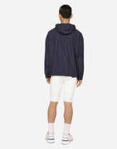 Nylon jacket with hood and branded tag -  | Dolce &amp; Gabbana