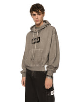 Jersey hoodie with patch -  | Dolce & Gabbana
