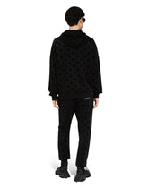 Zip-up hoodie with all-over DG print -  | Dolce &amp; Gabbana