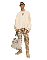 Re-Edition label patchwork jersey sweatshirt -  | Dolce & Gabbana