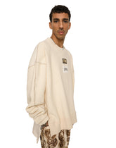 Re-Edition label patchwork jersey sweatshirt -  | Dolce & Gabbana