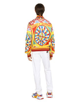 Carretto-print nylon jacket -  | Dolce & Gabbana