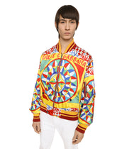 Carretto-print nylon jacket -  | Dolce & Gabbana