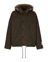 Quilted cotton jacket with hood -  | Dolce &amp; Gabbana