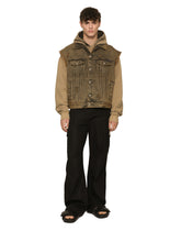 Overdyed sleeveless denim jacket -  | Dolce & Gabbana