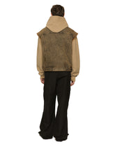 Overdyed sleeveless denim jacket -  | Dolce & Gabbana