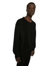 Jersey sweatshirt with flocked Dolce&Gabbana logo -  | Dolce & Gabbana