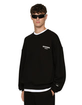 Printed jersey sweatshirt with DGVIB3 patch -  | Dolce & Gabbana