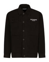 Cotton faille jacket with DGVIB3 patch and embroidery -  | Dolce & Gabbana