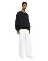 Round-neck sweatshirt with Dolce&Gabbana logo tag -  | Dolce & Gabbana