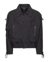 Lined bomber jacket with patch pockets -  | Dolce & Gabbana