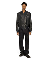 Nappa leather bomber jacket -  | Dolce &amp; Gabbana