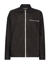 Selvedge denim blouse with zipper -  | Dolce &amp; Gabbana