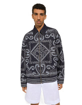 Marina-print denim blouse -  | Dolce &amp; Gabbana