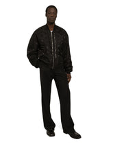 Technical fabric jacquard bomber jacket with DG logo -  | Dolce &amp; Gabbana