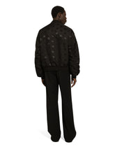 Technical fabric jacquard bomber jacket with DG logo -  | Dolce &amp; Gabbana