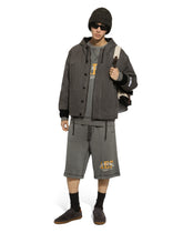 Lined and padded bomber jacket with hood -  | Dolce &amp; Gabbana