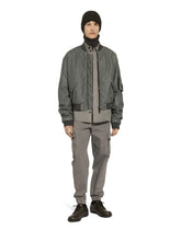 Oversize linen bomber jacket -  | Dolce &amp; Gabbana