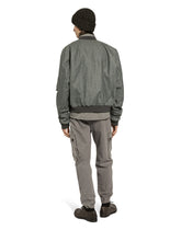 Oversize linen bomber jacket -  | Dolce &amp; Gabbana
