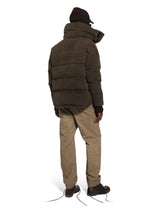 Padded high-neck jacket in canvas -  | Dolce &amp; Gabbana
