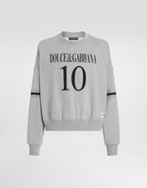Cotton sweatshirt with logo -  | Dolce &amp; Gabbana