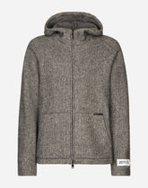 Jacket with zipper and hood -  | Dolce &amp; Gabbana