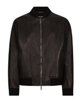 Leather Jacket -  | Dolce &amp; Gabbana