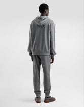 Cotton hoodie with plaque -  | Dolce &amp; Gabbana