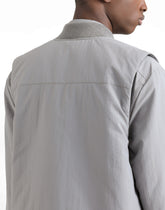 Padded technical fabric vest with tag -  | Dolce &amp; Gabbana