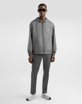 Technical fabric sports jacket with hood -  | Dolce &amp; Gabbana