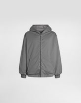 Technical fabric sports jacket with hood -  | Dolce &amp; Gabbana