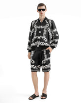 Bandanna-print silk bomber jacket -  | Dolce &amp; Gabbana