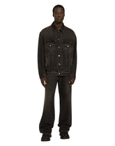 Denim jacket with laser-etched DG logo -  | Dolce & Gabbana
