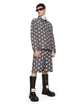 Cotton jacquard jacket with DG logo -  | Dolce & Gabbana