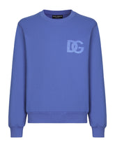 Jersey sweatshirt with DG embroidery -  | Dolce & Gabbana