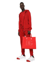 Zip-up jersey hoodie with DG embroidery -  | Dolce & Gabbana
