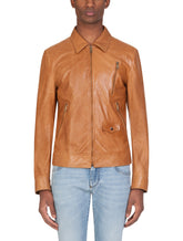 Leather Jacket -  | Dolce &amp; Gabbana