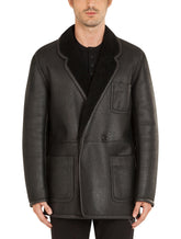 Shearling pea coat -  | Dolce &amp; Gabbana