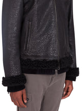 Leather Jacket -  | Dolce &amp; Gabbana